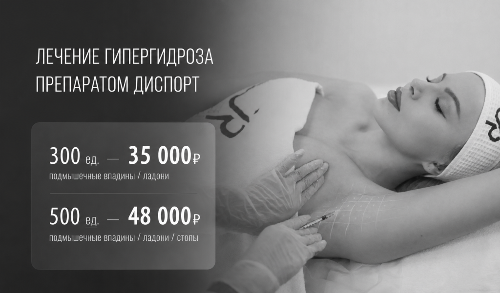 Избавьтесь от повышенной потливости за 15 минут